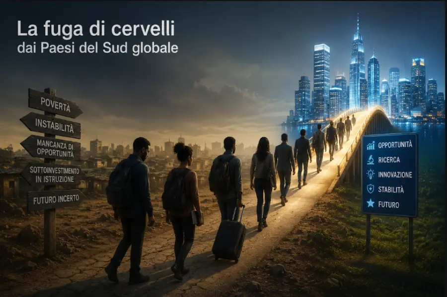 Edoardo Gignoli parla della fuga di cervelli dai Paesi del Sud globale: perché i talenti emigrano e quali sono le conseguenze